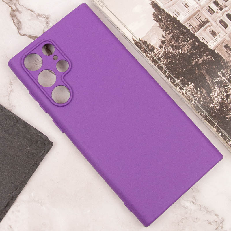 Купити Чохол Silicone Cover Lakshmi Full Camera (A) на Samsung Galaxy S24 Ultra (Фіолетовий/ Purple) на vchehle.ua