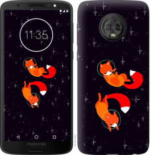 

Чехол Лисички в космосе для Motorola Moto G6 870504