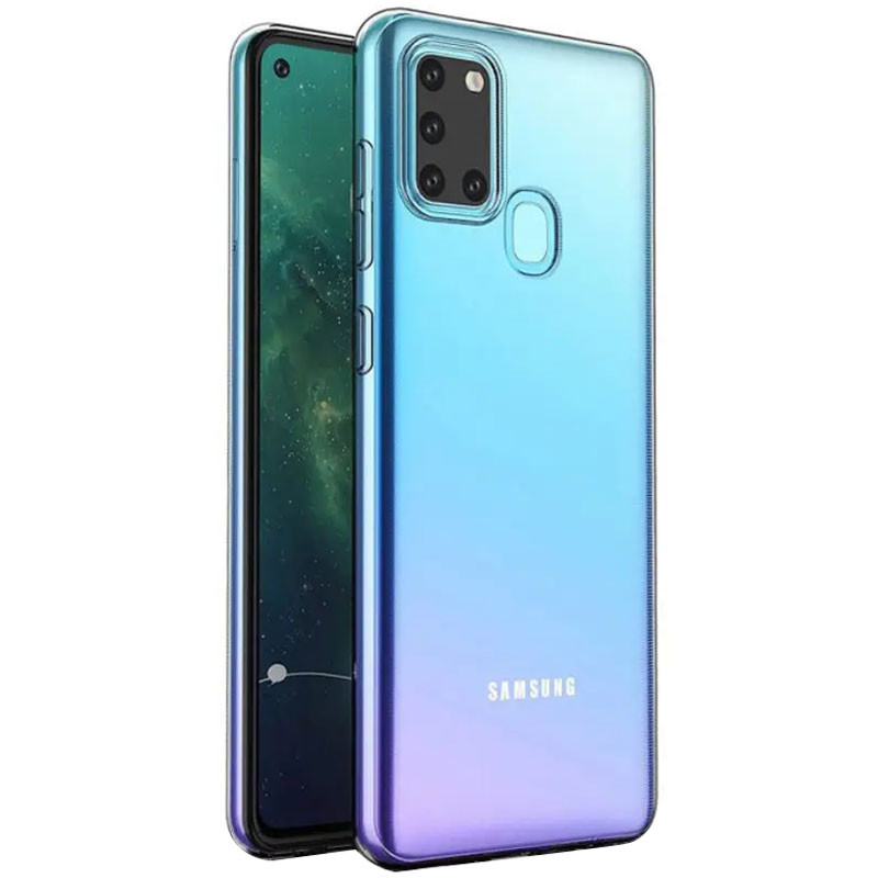TPU чехол Epic Transparent 1,5mm для Samsung Galaxy A21s (Бесцветный (прозрачный))