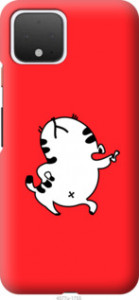 Чохол Смугастий котик на Google Pixel 4