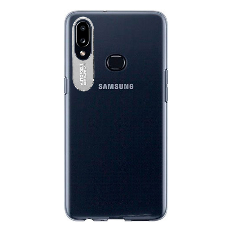 

TPU чохол Epic clear flash на Samsung Galaxy A10S (Прозорий / Срібний) 767111