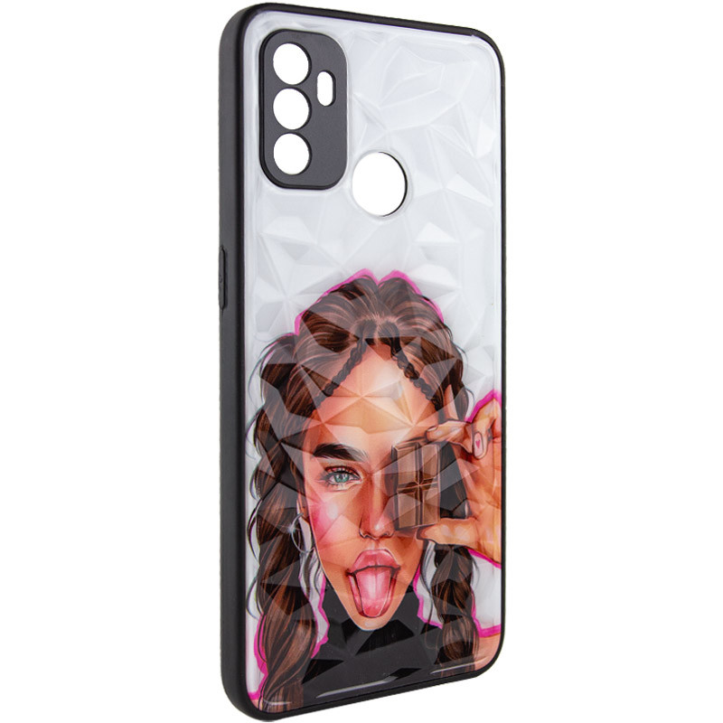 Фото TPU+PC чохол Prisma Ladies на Oppo A53 / A32 / A33 (Chocolate) в маназині vchehle.ua