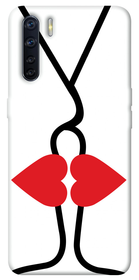 

Чехол Поцелуй для Oppo A91 1104481
