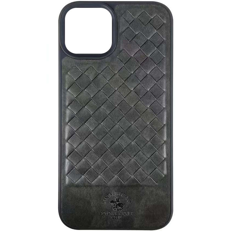 Кожаный чехол Polo Santa Barbara для Apple iPhone 13 (6.1") (Grey)