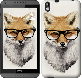 

Чохол Лис в окулярах на HTC Desire 816 634322