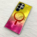 Чехол TPU Shiny Mountain (MagFit) для Samsung Galaxy S24 Ultra (Yellow / Pink) в магазине vchehle.ua
