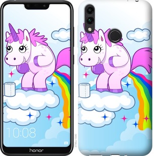 Чехол Единорожка для Huawei Y7 2019