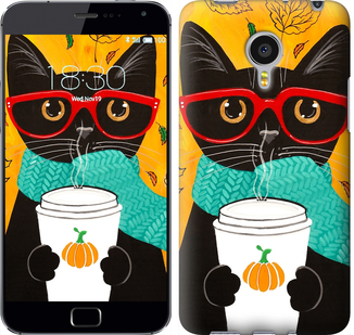 

Чехол Осенний кот для Meizu MX4 PRO 639747