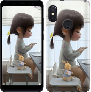 

Чехол Милая девочка с зайчиком для Xiaomi Redmi Note 5 636655