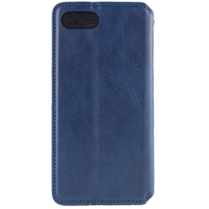 Фото Кожаный чехол-книжка GETMAN Cubic (PU) для Apple iPhone 7 / 8 / SE (2020) (4.7") (Синий) на vchehle.ua