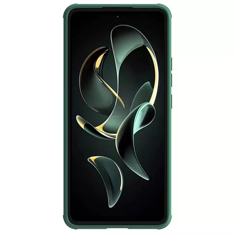 Карбонова накладка Nillkin CamShield Pro на Xiaomi Redmi K60 Ultra / 13T / 13T Pro (Deep Green) в магазині vchehle.ua