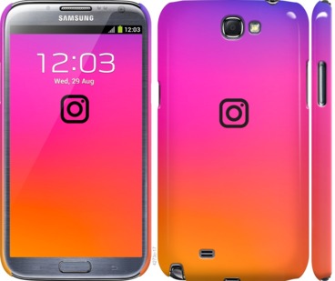 

Чехол Instagram для Samsung Galaxy Note 2 N7100 730659