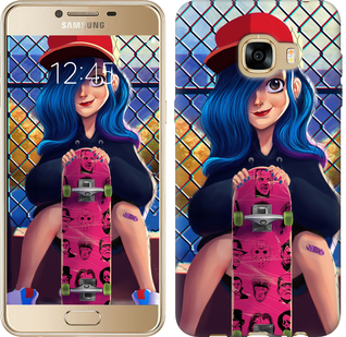 

Чохол Прикольна дівчинка зі скейтбордом на Samsung Galaxy C5 C5000 618102