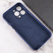 Фото Шкіряний чохол Leather Case Carbon series на Apple iPhone 13 Pro (6.1") (Дефект упаковки / Синій) в маназині vchehle.ua