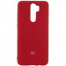 TPU чехол Matte LOGO для Xiaomi Redmi Note 8 Pro (Червоний / Red)