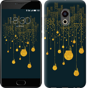 

Чехол Иллюстрация ночного города для Meizu Pro 6 592372
