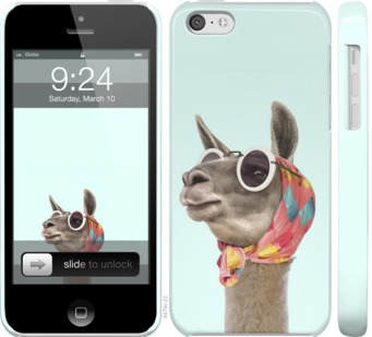 

Чехол Модная лама для iPhone 5c 752923