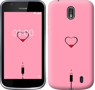 

Чехол Подзарядка сердца1 для Nokia 1 730493