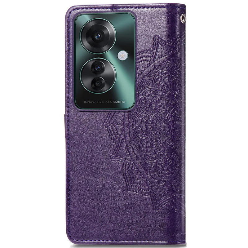 Купить Кожаный чехол (книжка) Art Case с визитницей для Oppo Reno11 F (Фиолетовый) на vchehle.ua