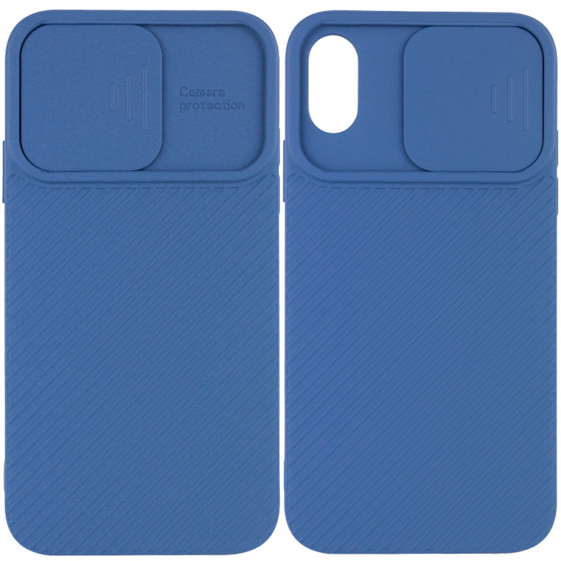 

Чохол Camshield Square TPU зі шторкою для камери на Apple iPhone XS Max (6.5") (Синій) 1108781