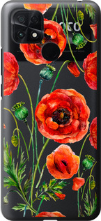 

Чохол Намальовані маки на Xiaomi Poco C40 1633798