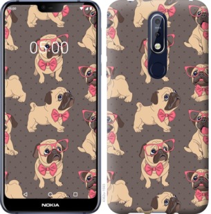 

Чехол мопсики 2 для Nokia 7.1 731753