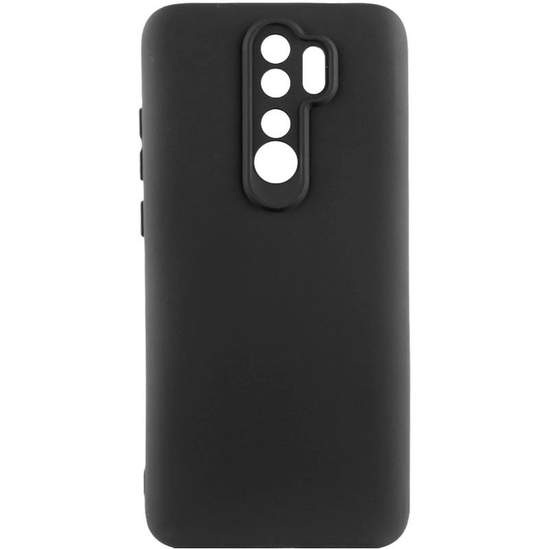 Чохол Silicone Cover Lakshmi Full Camera (A) на Xiaomi Redmi 9 (Чорний / Black)