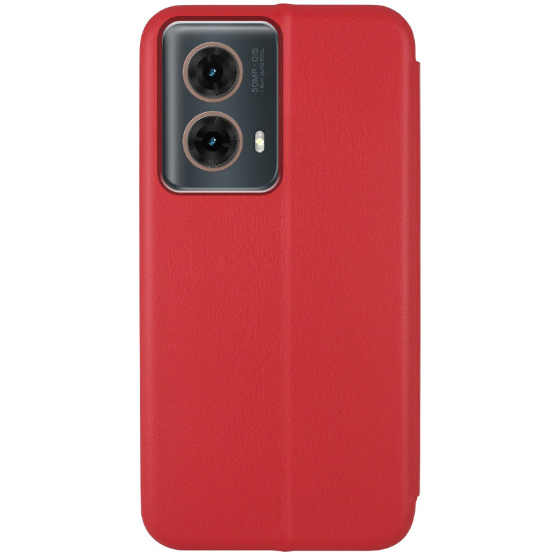 Фото Кожаный чехол-книжка Classy для Motorola Moto G85 (Красный) на vchehle.ua