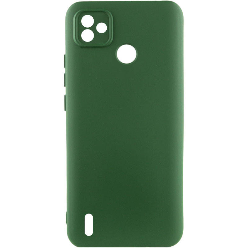 Чехол Silicone Cover Lakshmi Full Camera (A) для TECNO POP 5 (Зеленый / Dark green)