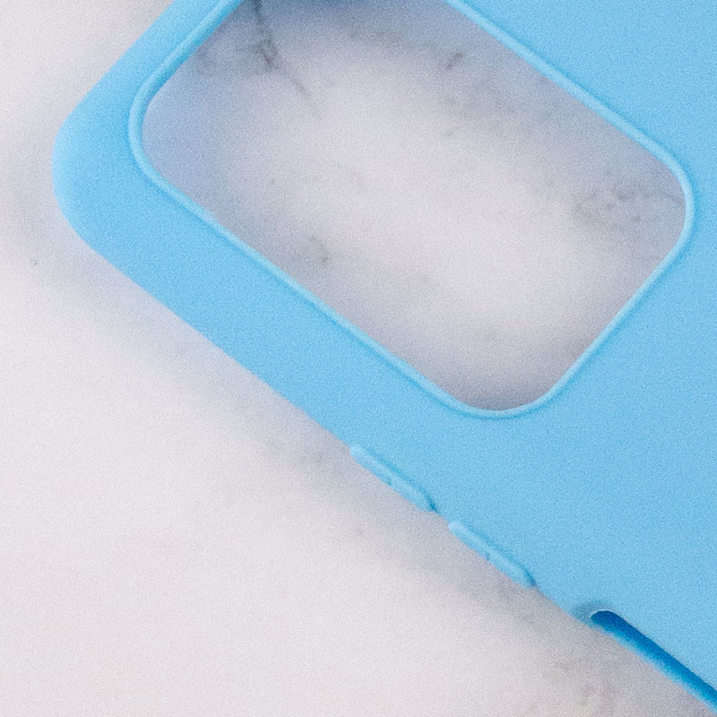 Фото Силиконовый чехол Candy для Xiaomi Poco M5 (Голубой) в магазине vchehle.ua