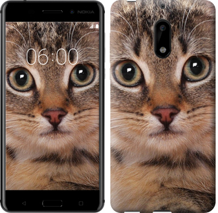 

Чехол Полосатый котик для Nokia 6 175848