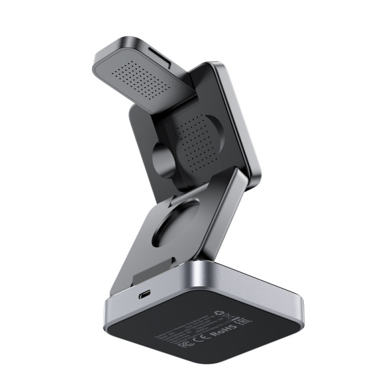 Фото БЗП Acefast E20 desktop 3-in-1 (Black) в маназині vchehle.ua