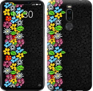 

Чехол цветочный орнамент для Meizu X8 764380