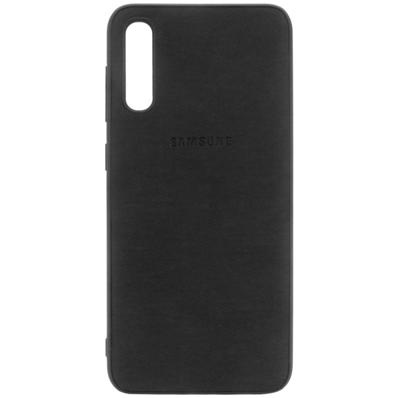 

TPU чехол Textile Logo для Samsung Galaxy A70 (A705F) (Черный) 877129