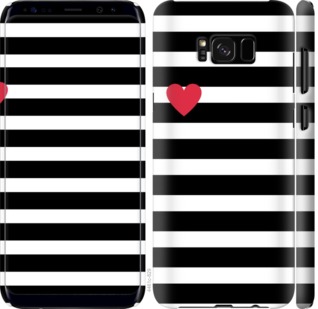 

Чохол Чорно-білі смуги на Samsung Galaxy S8 751648