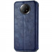 Фото Кожаный чехол-книжка GETMAN Cubic (PU) для Xiaomi Redmi Note 9 5G / Note 9T (Синий) в магазине vchehle.ua