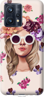 

Чехол Девушка с цветами v2 для Realme 9 4G 1383288