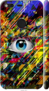 Чехол Абстрактный глаз для Google Pixel XL
