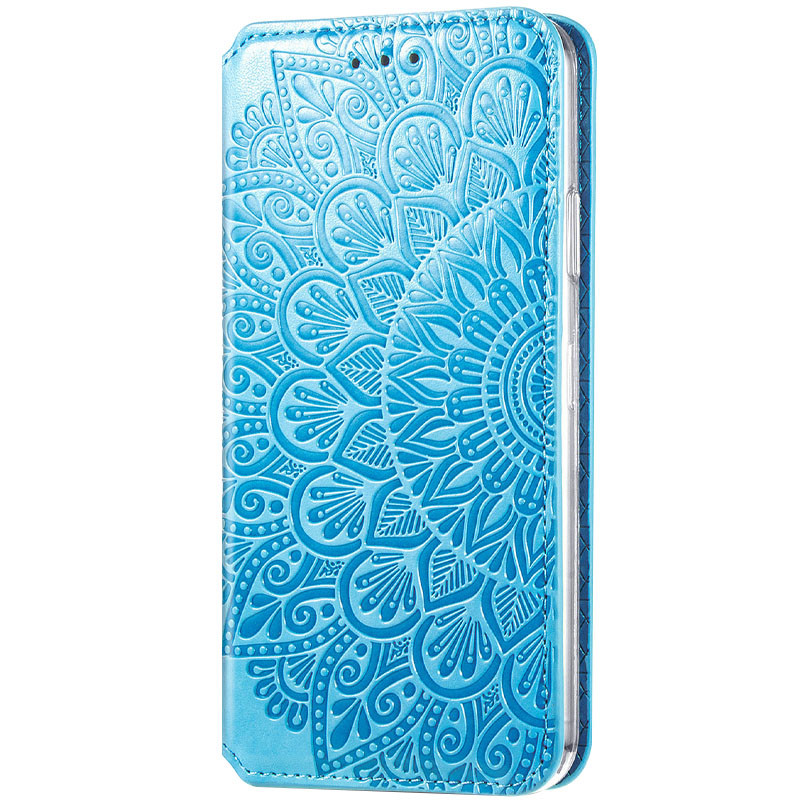 

Кожаный чехол книжка GETMAN Mandala (PU) для Xiaomi Redmi 9A (Синий) 1094043