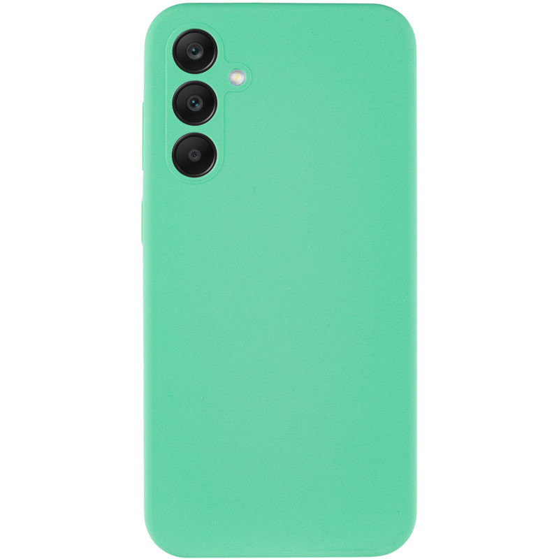 Фото Чехол Silicone Cover Lakshmi Full Camera (AA) для Samsung Galaxy A55 (Ментоловый / Mint) на vchehle.ua