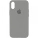 Чохол Silicone Case Full Protective (AA) на Apple iPhone X (5.8") / XS (5.8") (Сірий / Pewter)