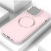 Фото TPU чохол Bonbon Metal Style with Magnetic safe на Apple iPhone 15 (6.1") (Рожевий / Light Pink) на vchehle.ua