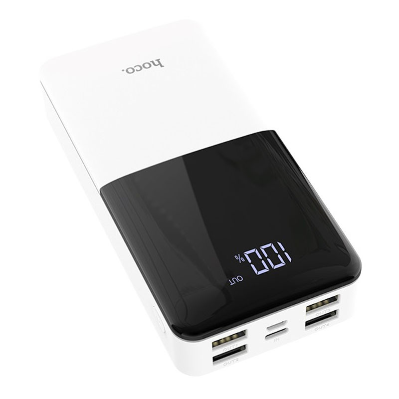 

Портативний зарядний пристрій Power Bank Hoco J42A High 20000 mAh (Білий) 1179141