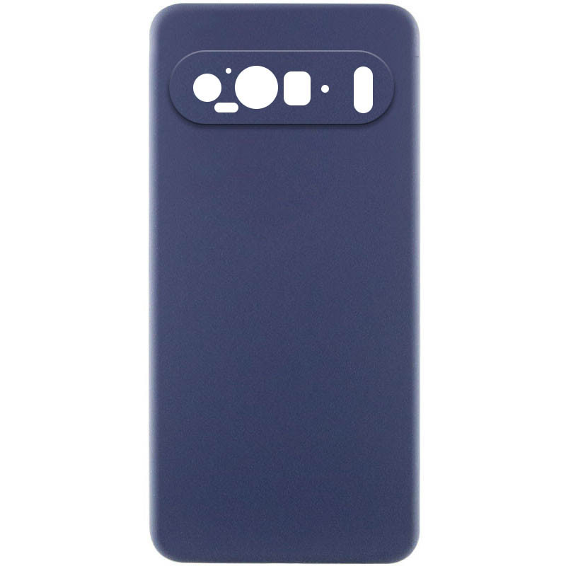 Чехол Silicone Cover Lakshmi Full Camera (AA) для Google Pixel 9 / 9 Pro (Синий / Midnight blue)