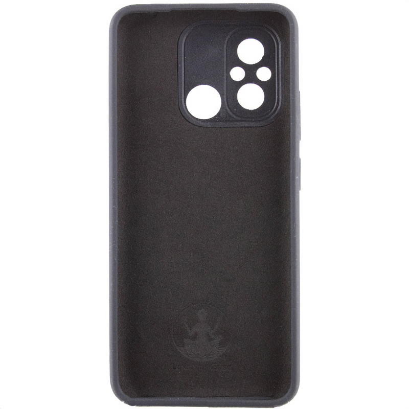 Фото Чехол Silicone Cover Lakshmi Full Camera (AA) with logo для Xiaomi Redmi 12C / Poco C55 (Черный / Black) в магазине vchehle.ua