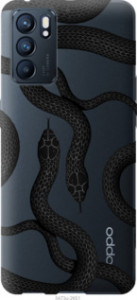Чехол Змеи для Oppo Reno6 5G