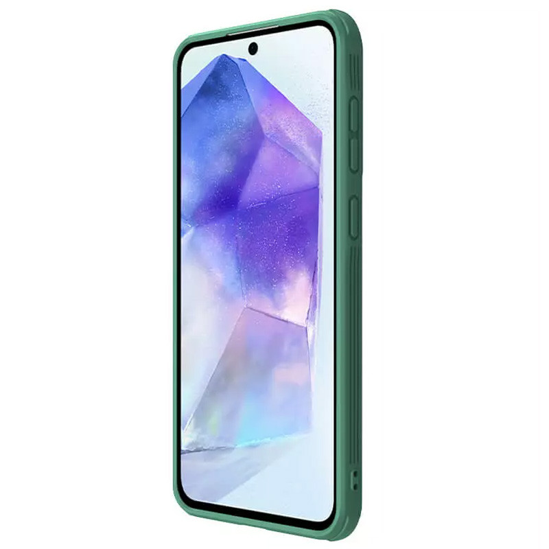 Карбонова накладка Nillkin CamShield Pro на Samsung Galaxy A56 5G (Deep Green) в магазині vchehle.ua