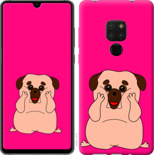 

Чехол Весёлый мопс для Huawei Mate 20 928631