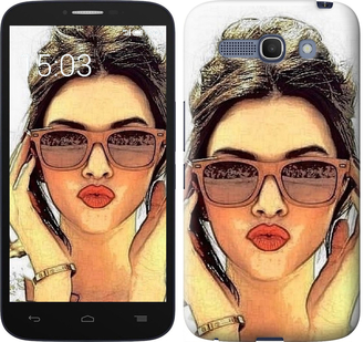 

Чохол Дiвчина_арт на Alcatel One Touch POP C9 160245