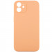 Чехол Silicone Case Full Camera Protective (AA) NO LOGO для Apple iPhone 12 (6.1") (Оранжевый / Cantaloupe)